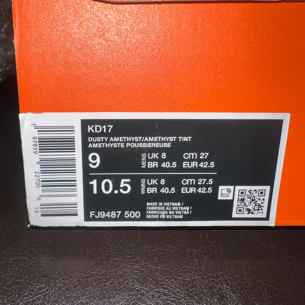 Nike KD17 Amethyst Tint Sneakers